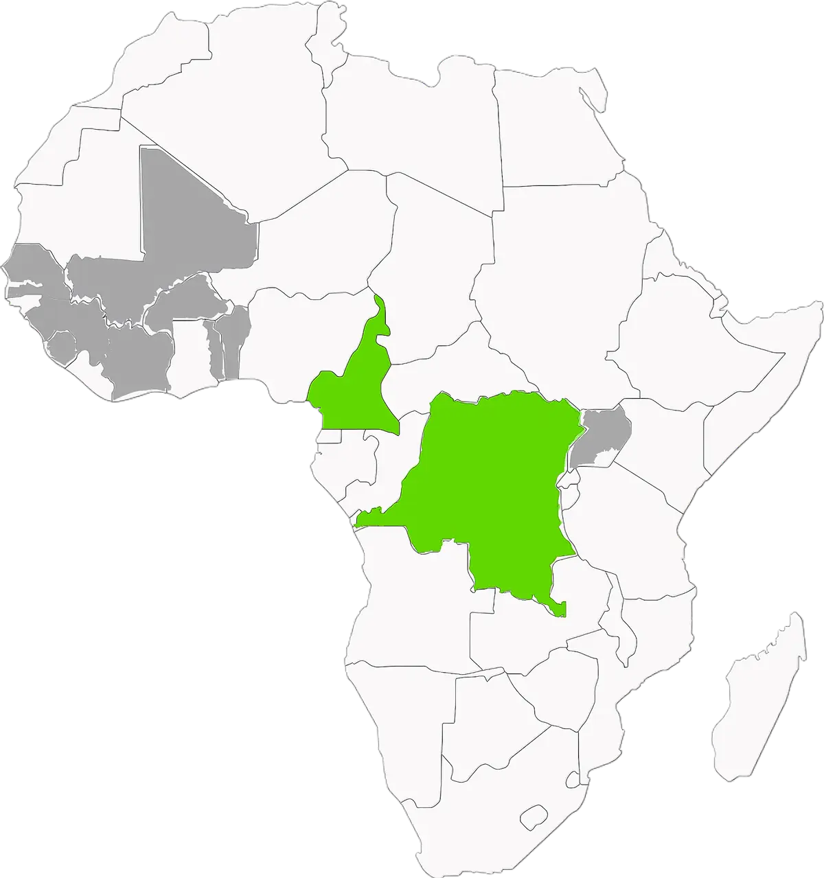 Carte de couverture MOKO à travers l'Afrique